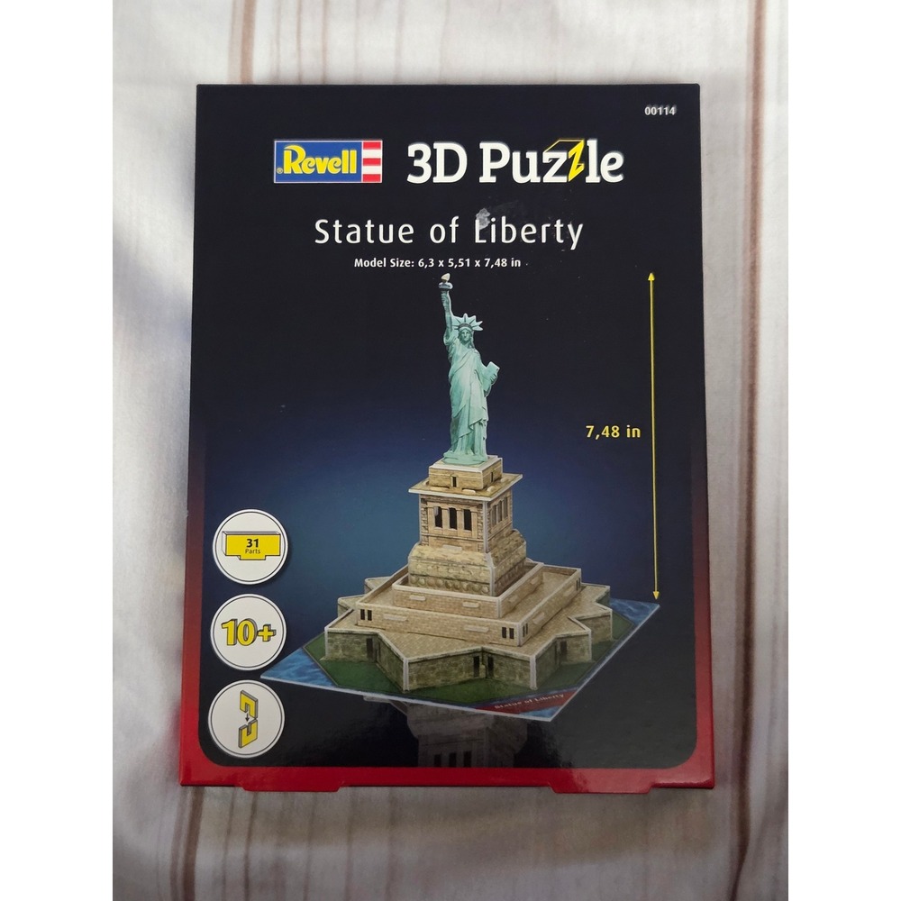 Revell 3D Puzzle Statue of Liberty 31 Pieces Architecture Model 00114